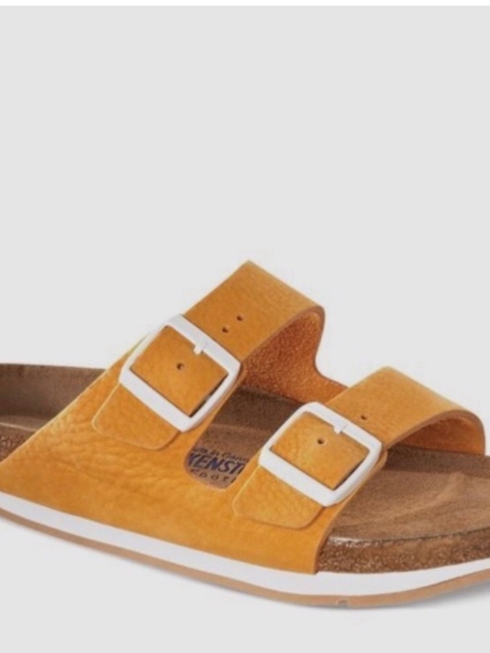 Birkenstock Arizona Sport Sandals Mustard Yellow Size 39 Good Condition